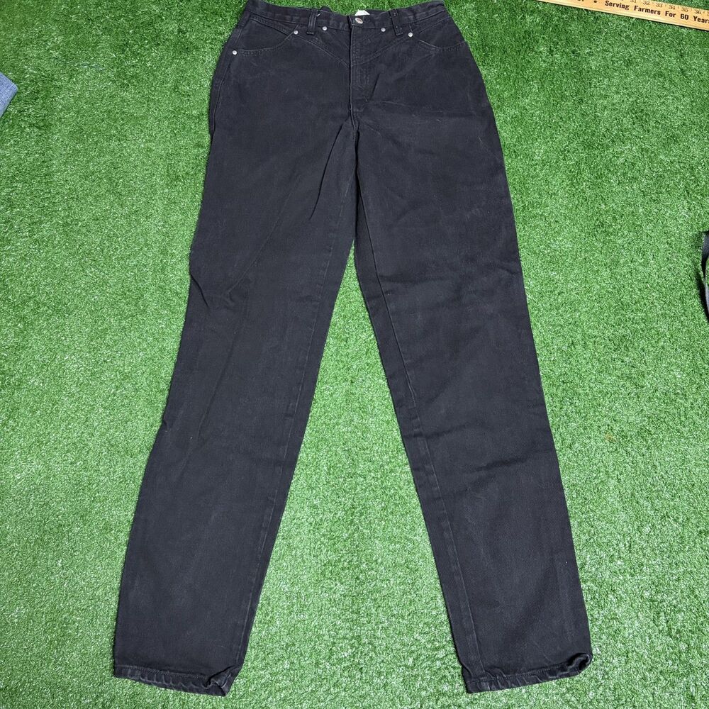 Rockies Jean Wear Black Designer Jeans Men’s 30x36 Straight‑Leg Denim - Picture 2 of 6